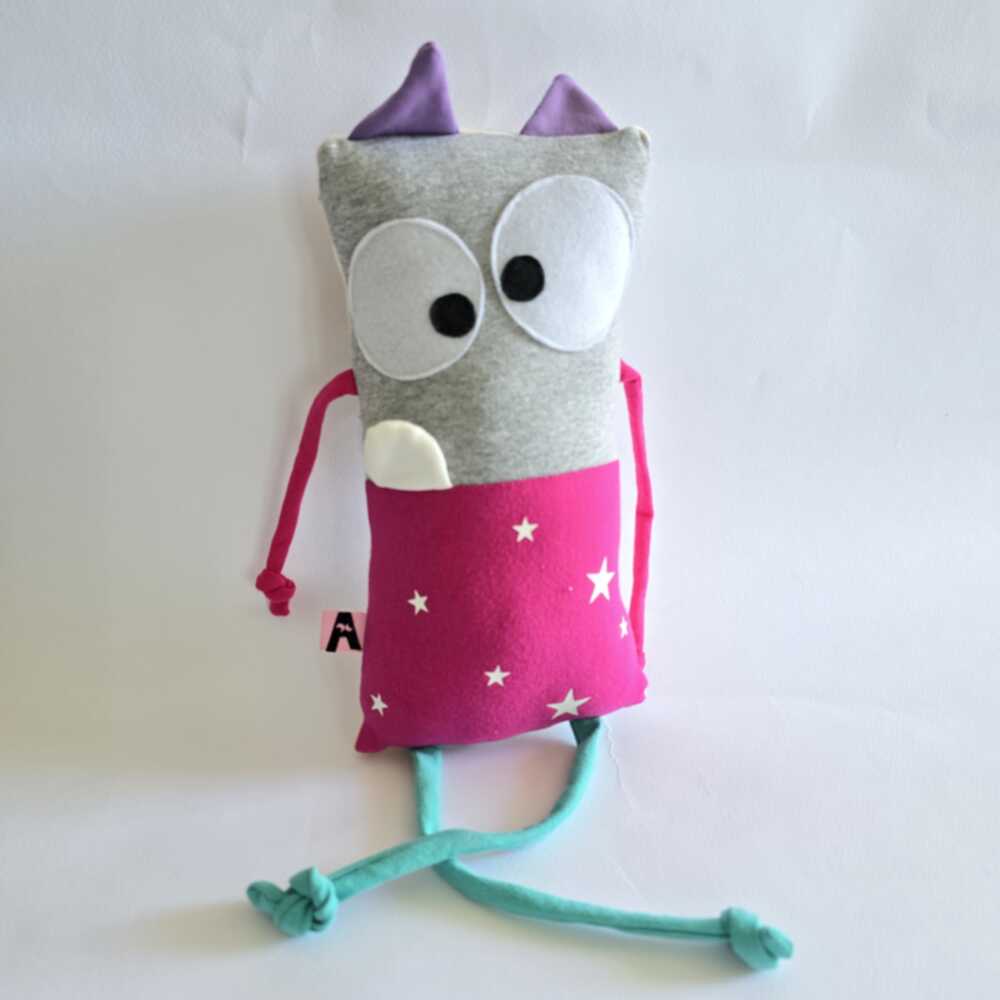 DOUDOU GRIGIO-FUXIA