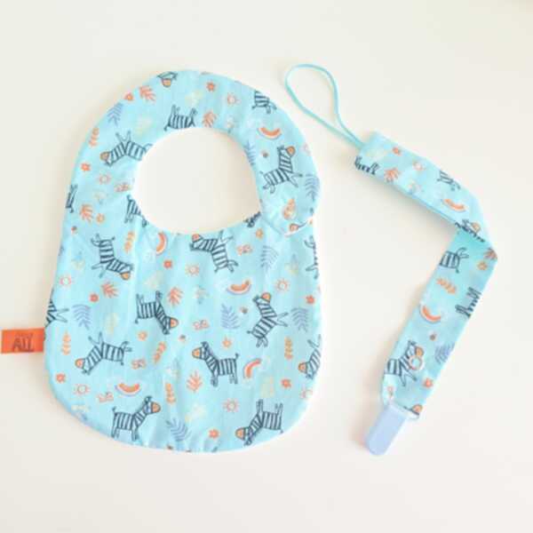 BAVAGLINO e PORTACIUCCIO ZEBRA base celeste