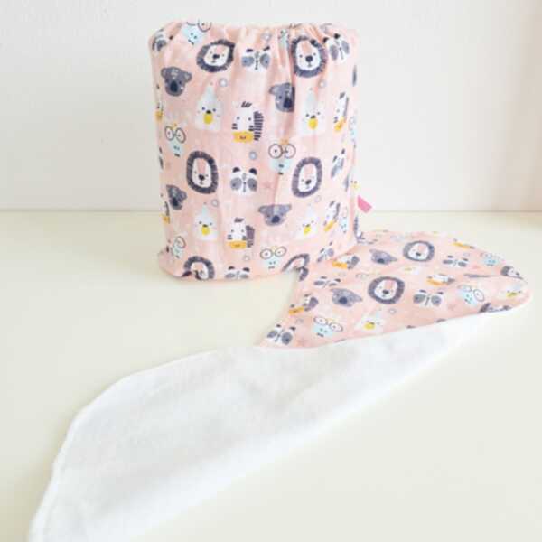 ROLLO e SPANNO Animali base rosa