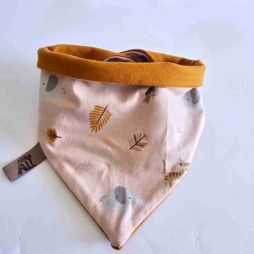 BANDANA elefantini/tucano/foglie