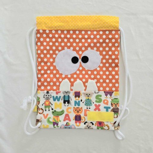 ZAINO MOSTRICIATTOLOSO alfabeto animali