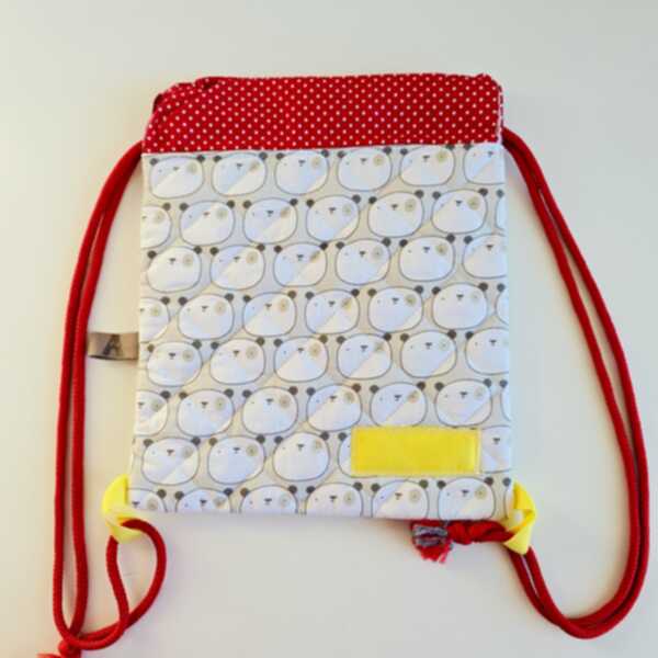 ZAINO TRAPUNTATO panda beige