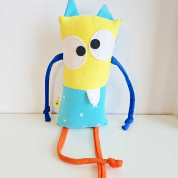 DOUDOU giallo e azzurro