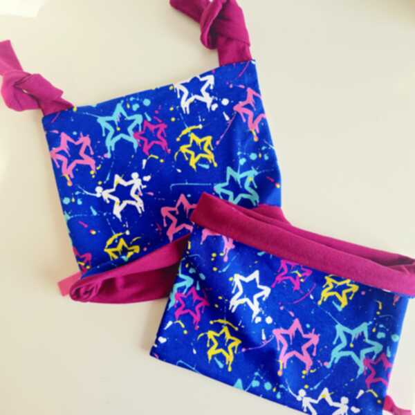 BERRETTA GRANDE stelle colorate base blu