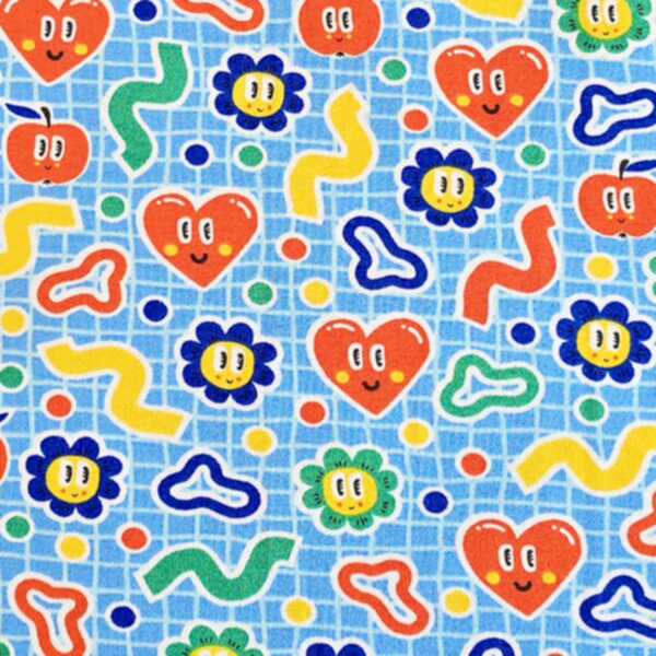 ABITO REVERSIBILE ARANCIO interno simboli celesti - immagine 4