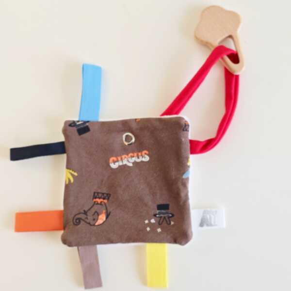 QUADROTTO circus base marrone