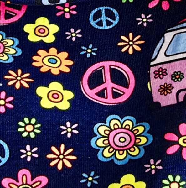 BAVETTA peace and love base blu - immagine 3
