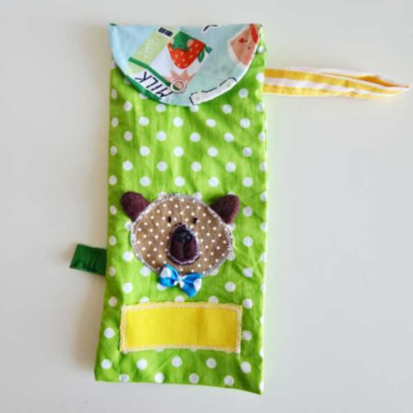 PORTASPAZZOLINO / PORTAPOSATE - orsetto - immagine 4