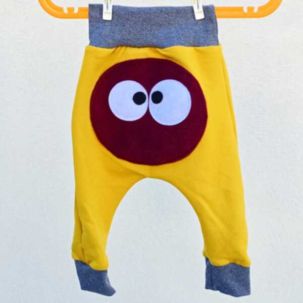 PANTS INVERNALE ocra faccina bordeaux