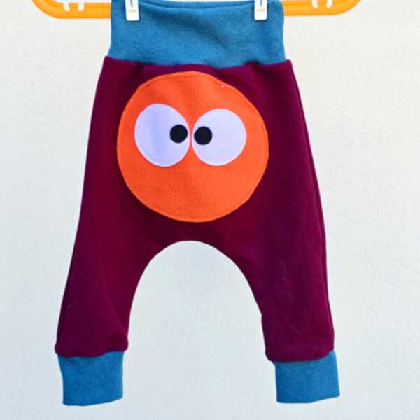 PANTS INVERNALE bordeaux faccina arancio