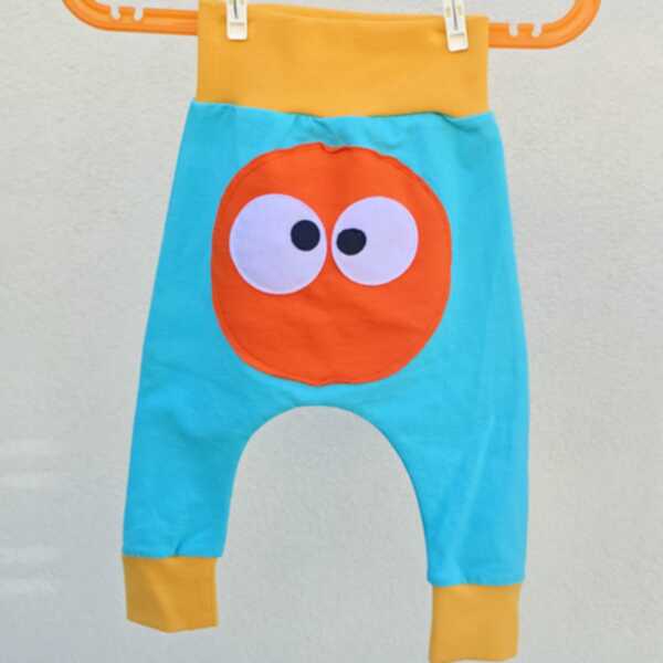 PANTS PRIMAVERILE celeste