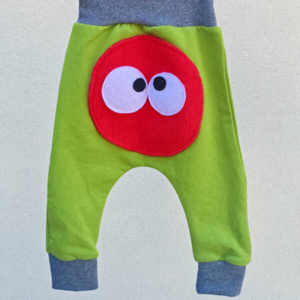 PANTS INVERNALE verde faccina rossa