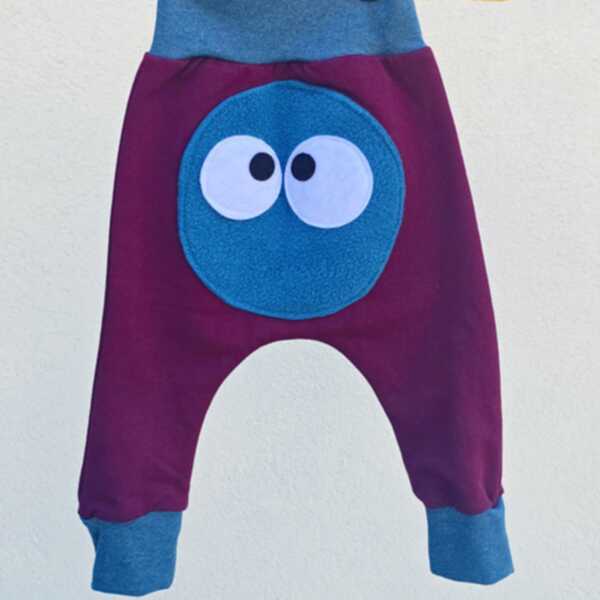 PANTS INVERNALE bordeaux faccina turchese