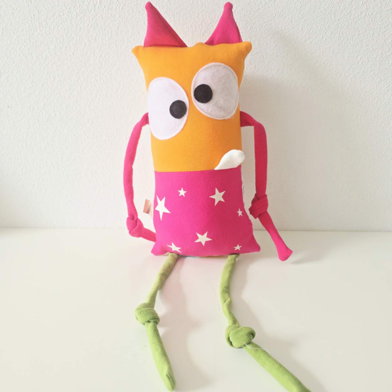 DOUDOU arancio e fuxia